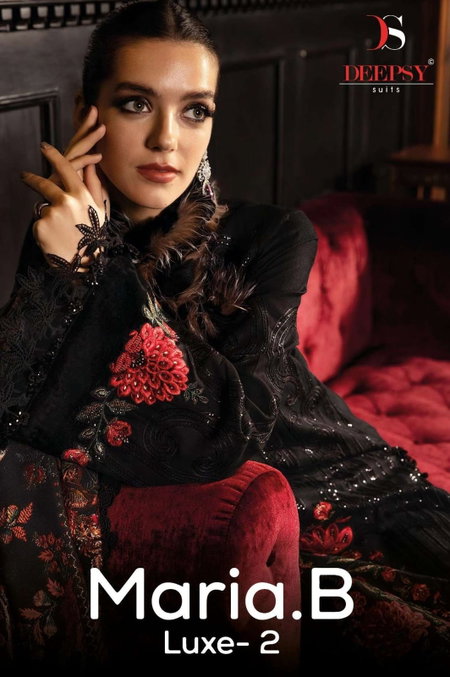 Maria B Luxe 25 Vol 2 by Deepsy Cotton Dupatta Pakistani Suits Bulk Orders In India